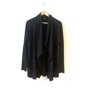 Banana Republic Open Waterfall Cardigan Pockets